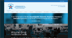 Desktop Screenshot of 5-starrefrigeration.com